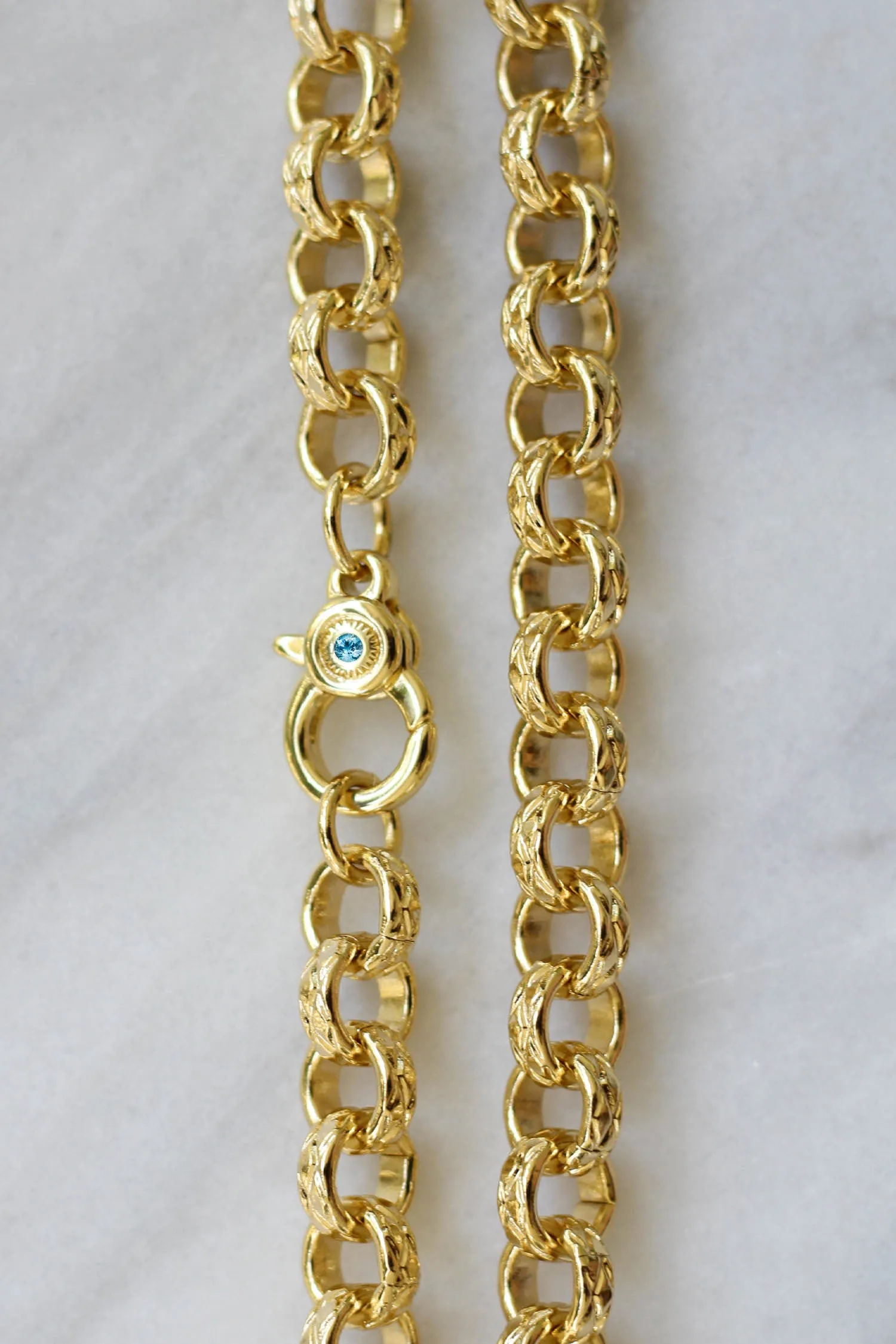 Saige Necklace - Aquamarine