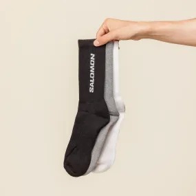 Salomon - Everyday Crew Sock 3 Pack - White/Black/Grey