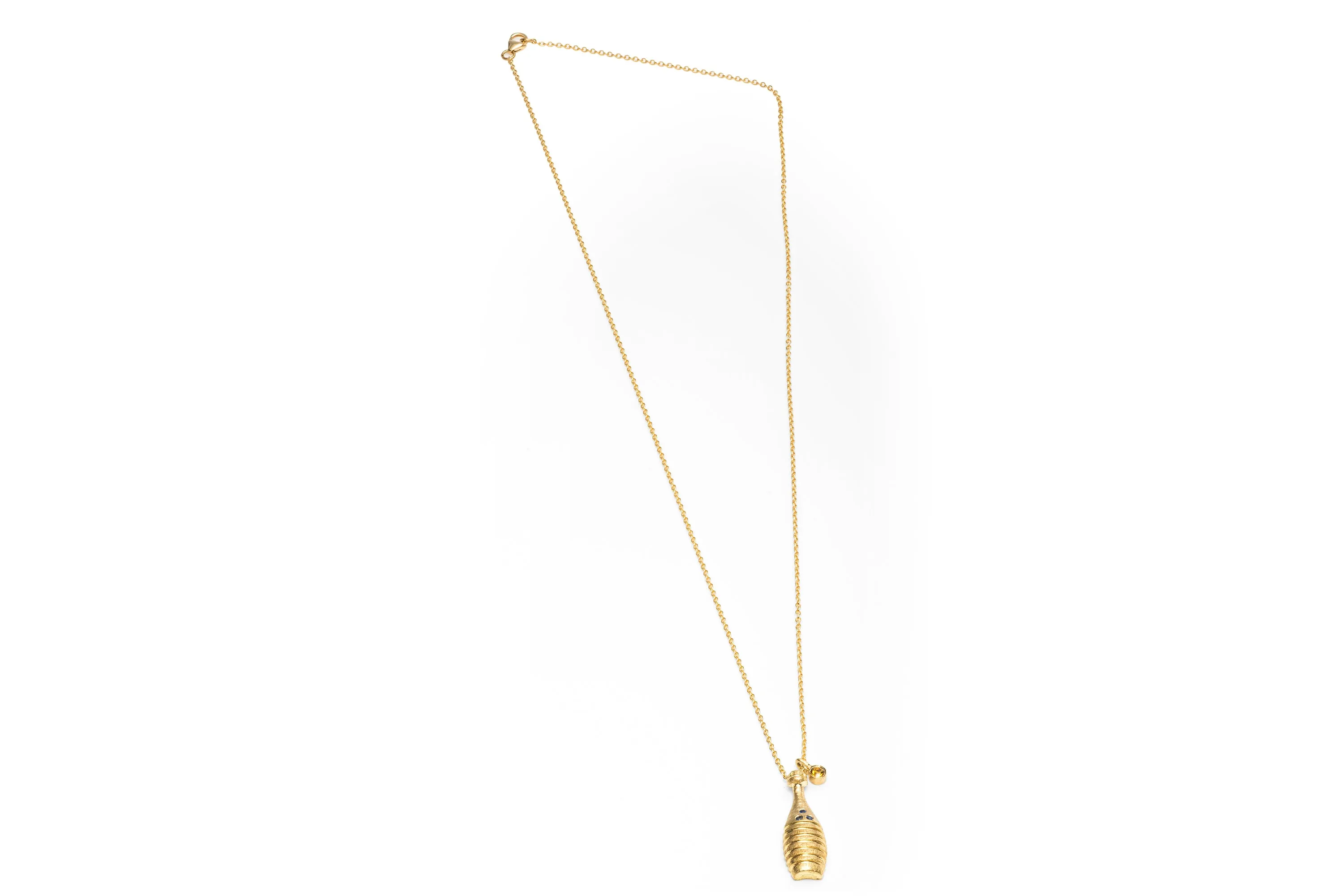 Sapphire  Necklace 18k Gold
