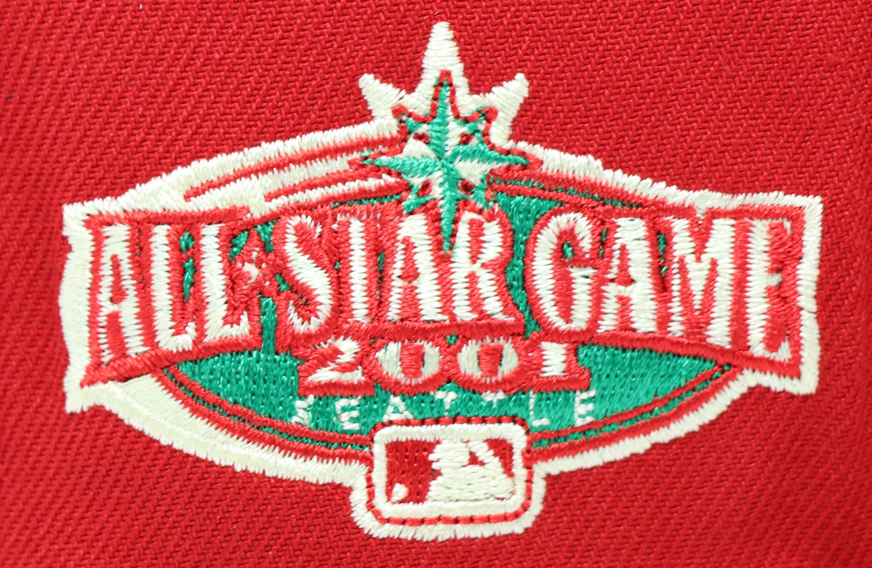 SEATTLE MARINERS (RED)"2001 ALLSTARGAME" NEW ERA 59FIFTY FITTED (LEMON UNDER VISOR)