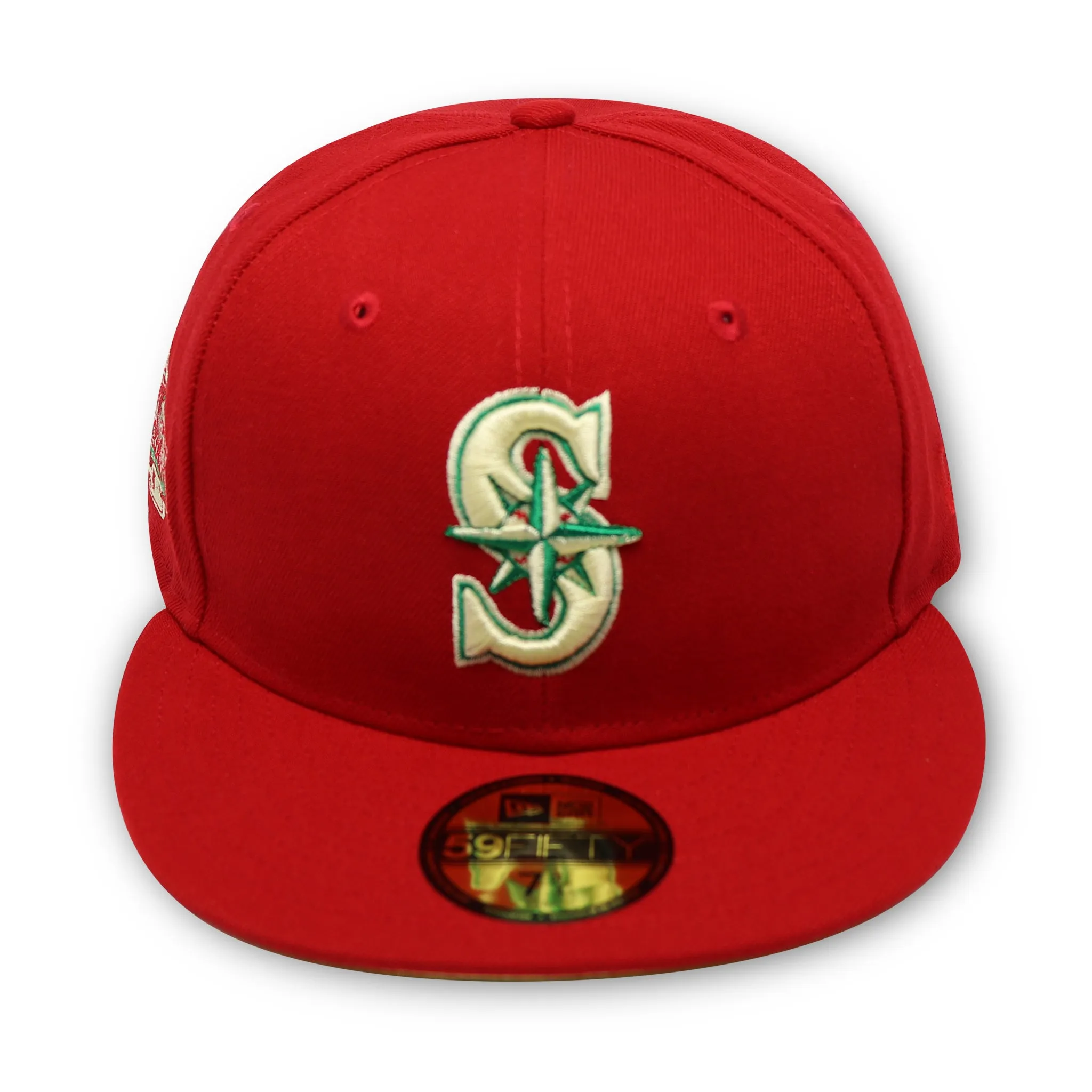 SEATTLE MARINERS (RED)"2001 ALLSTARGAME" NEW ERA 59FIFTY FITTED (LEMON UNDER VISOR)