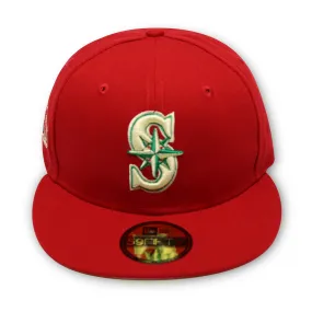 SEATTLE MARINERS (RED)"2001 ALLSTARGAME" NEW ERA 59FIFTY FITTED (LEMON UNDER VISOR)