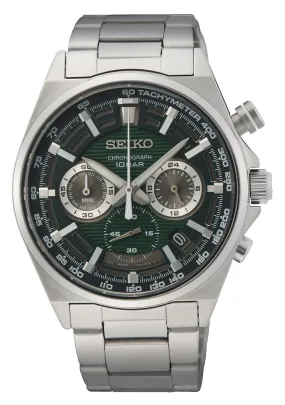 Seiko Chronograph Silver Men's Watch SSB405P