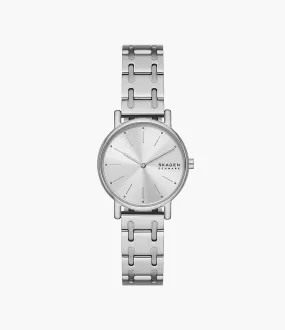 Skagen Signatur Lille Two-Hand Silver Stainless Steel Bracelet Watch SKW3123