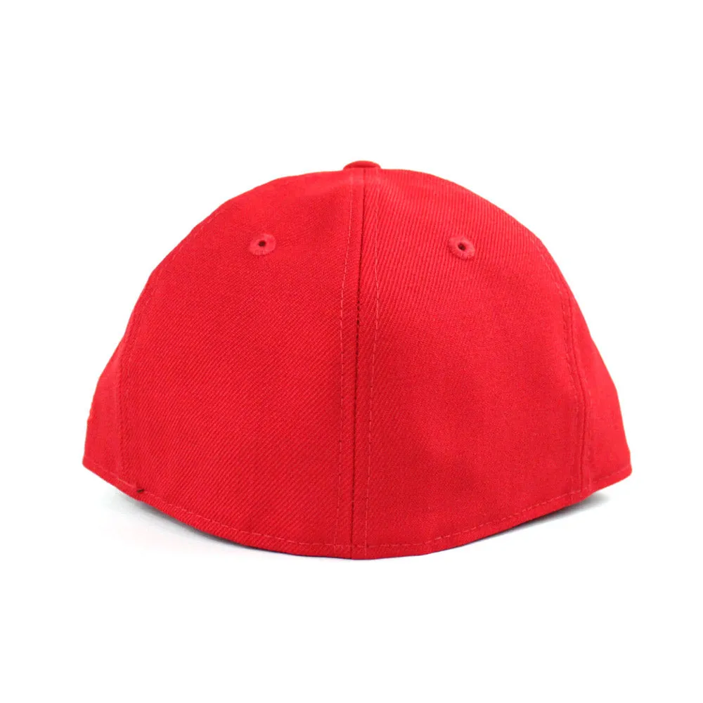 Skull Chiefs New Era 59Fifty Fitted Hats (Red Gray Under Brim)