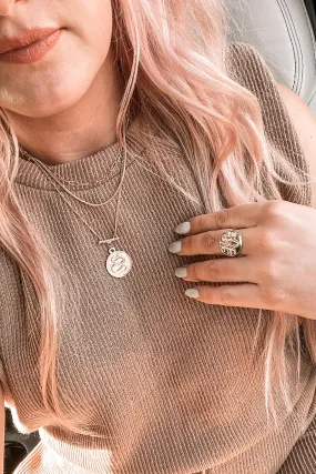 Snake Pendant Layered Necklace