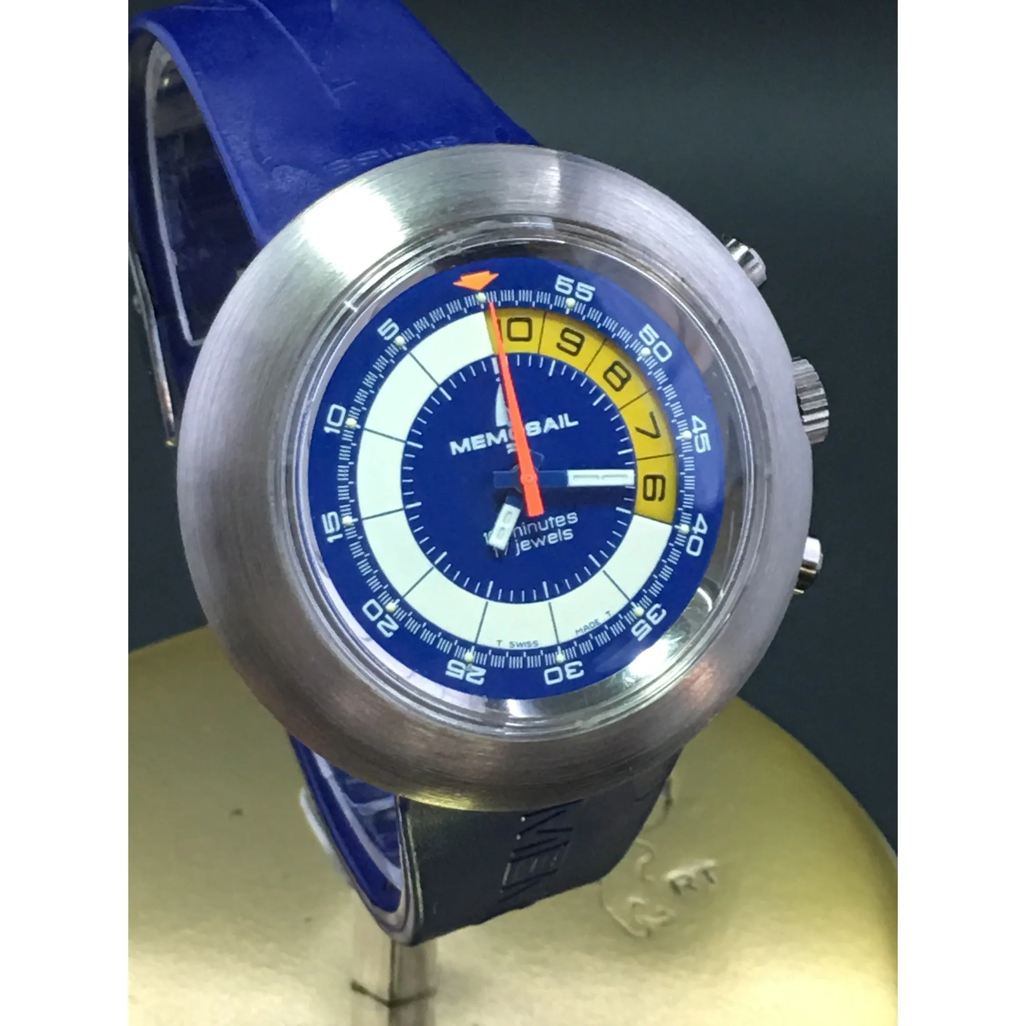 Sold - Memosail Chronograph Valjoux 7737 Like New with Boxes & Papers Circa 1970’s