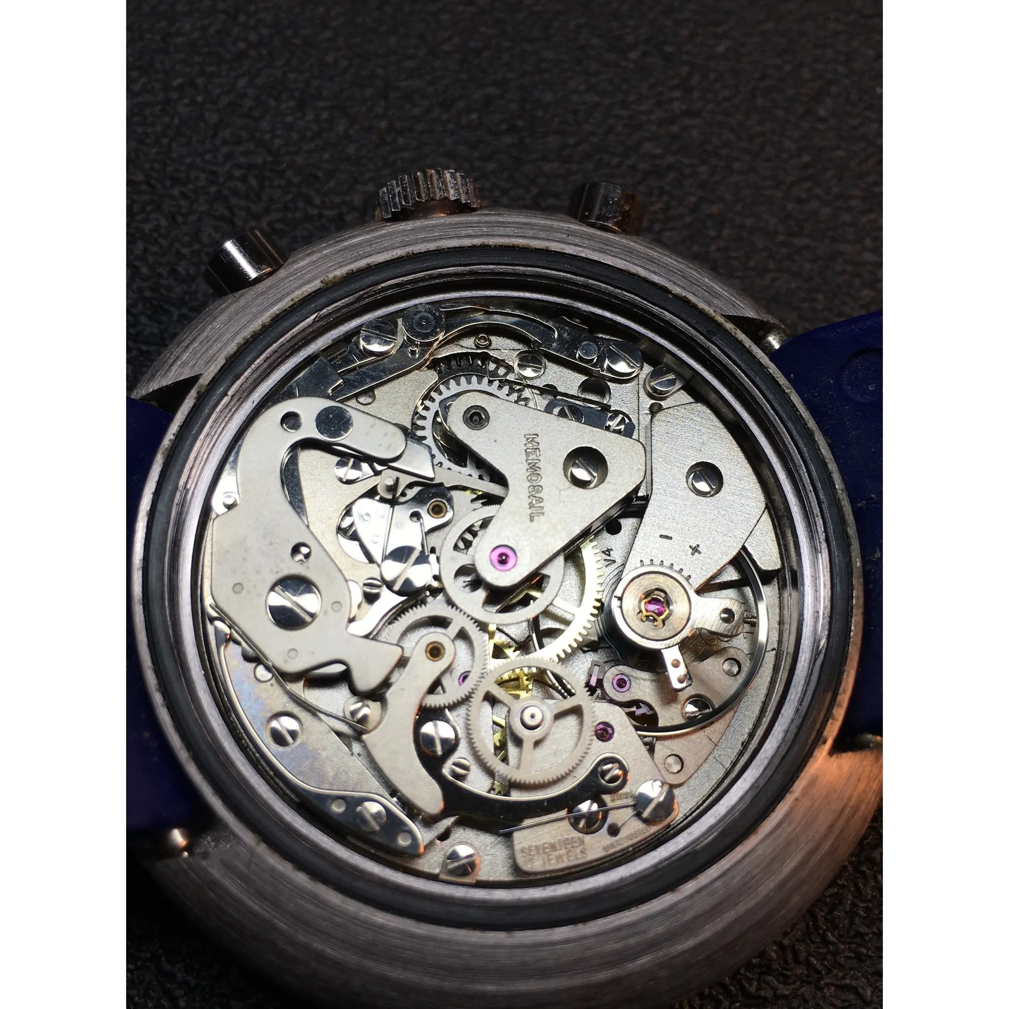 Sold - Memosail Chronograph Valjoux 7737 Like New with Boxes & Papers Circa 1970’s