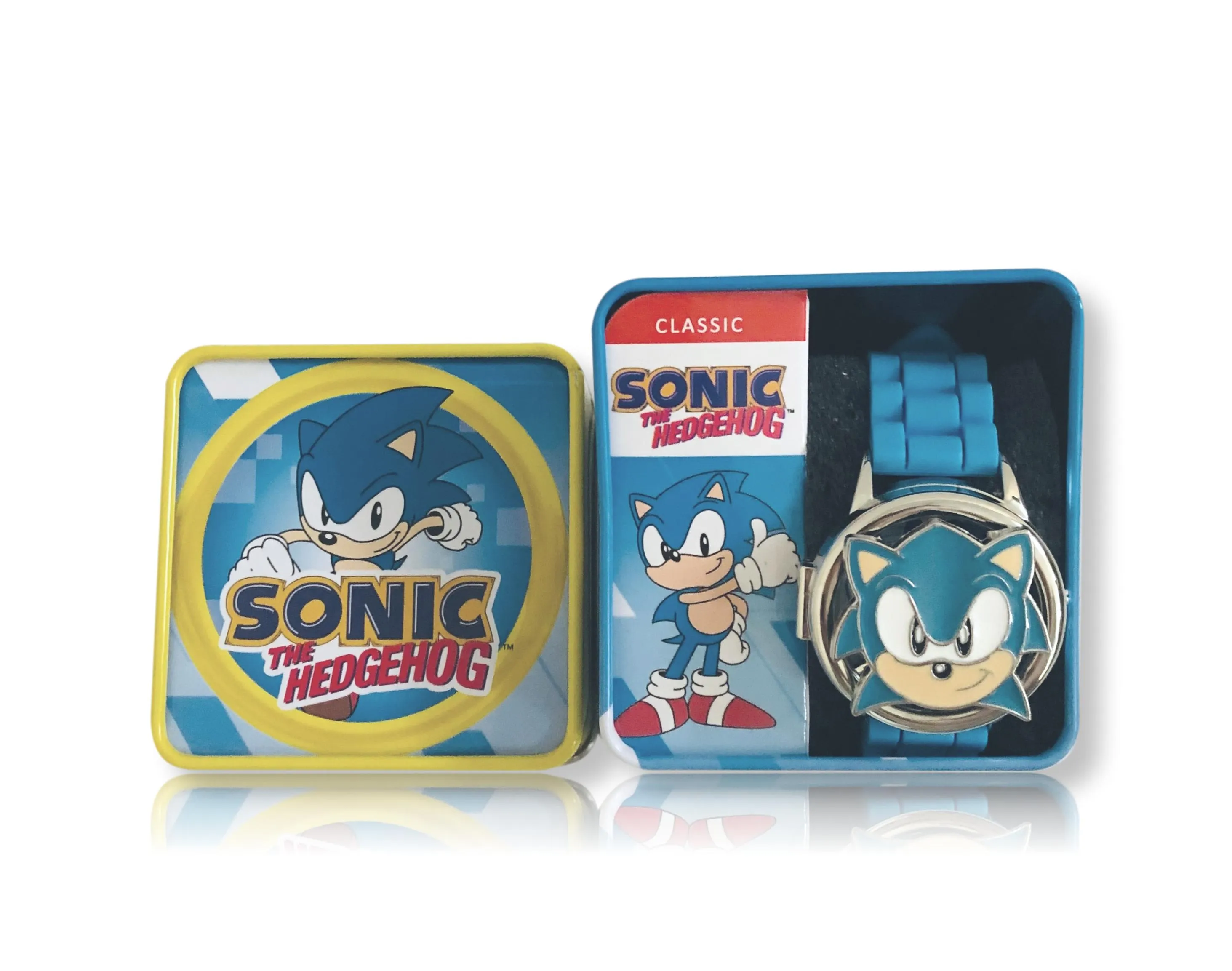 Sonic the Hedgehog Digital Watch for Boys Kids Spinner LCD Watches