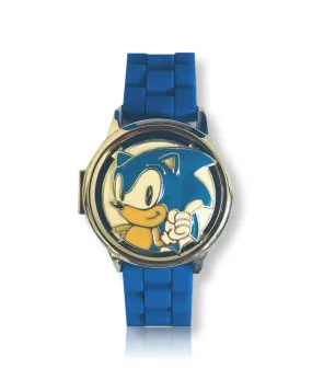 Sonic the Hedgehog Digital Watch for Boys Kids Spinner LCD Watches