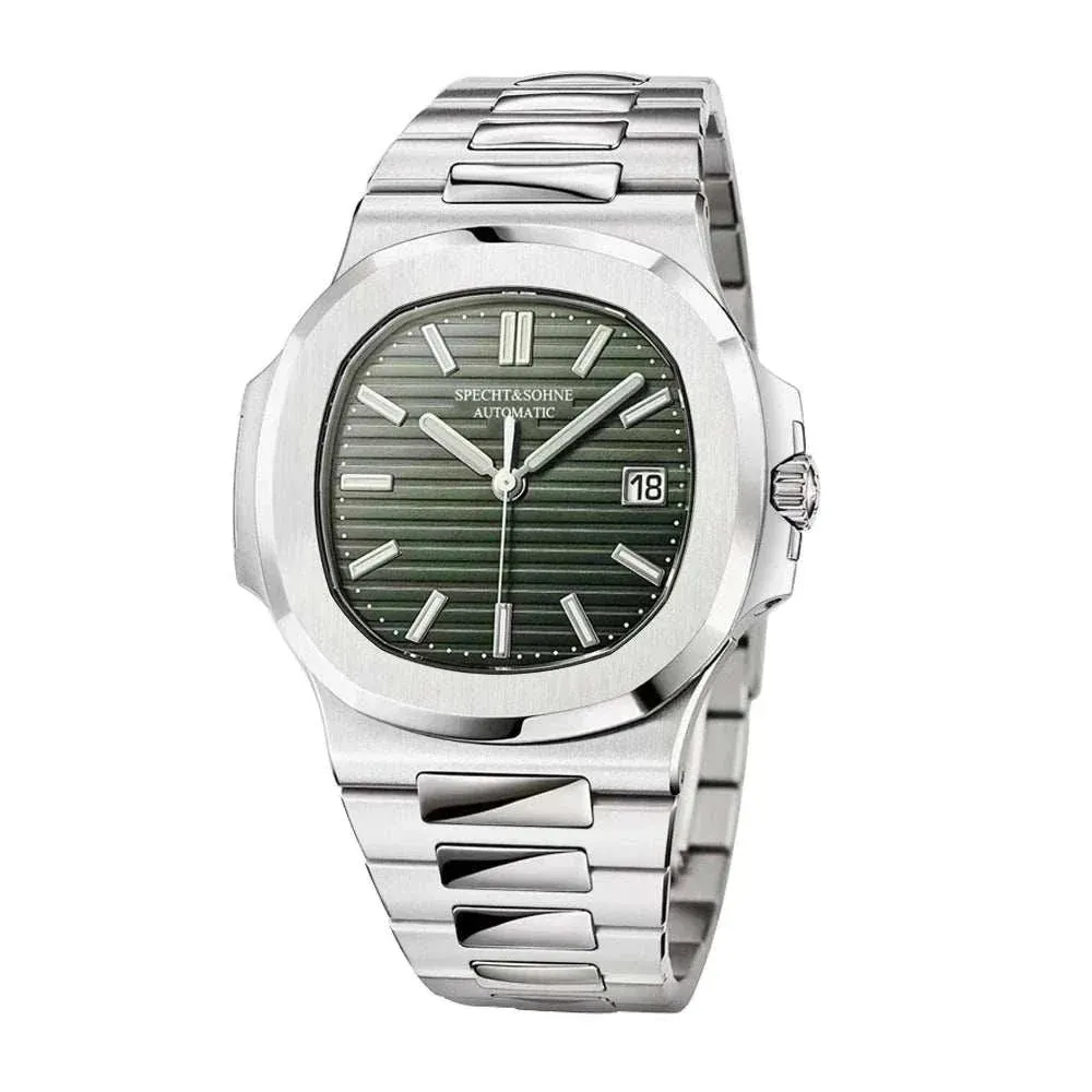 Stainless steel classic golden watch