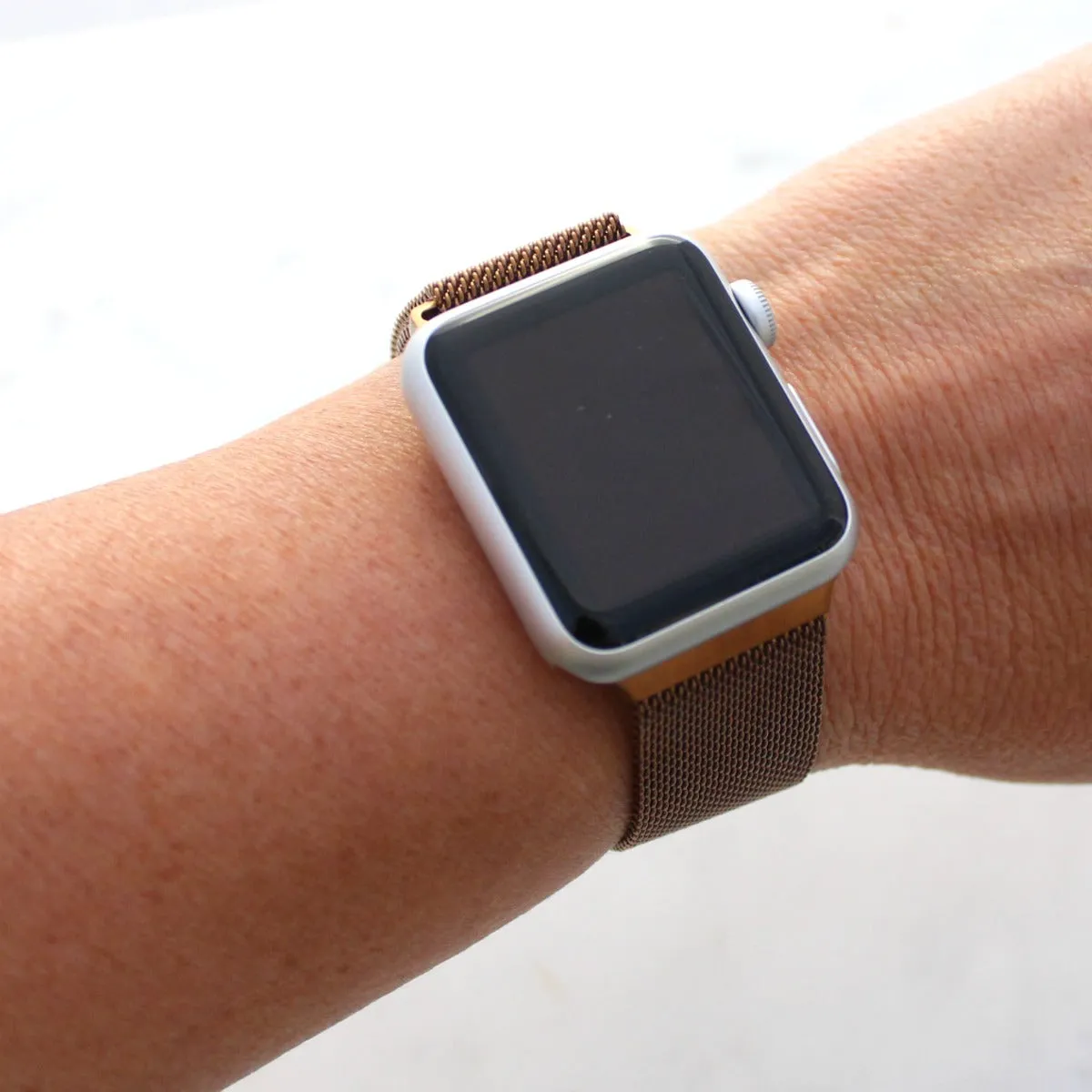 Stainless Steel Mesh Watch Bands for Apple Watch