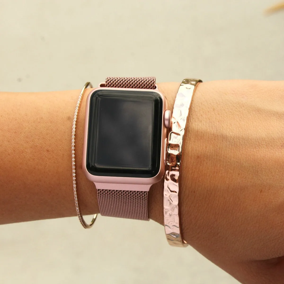 Stainless Steel Mesh Watch Bands for Apple Watch