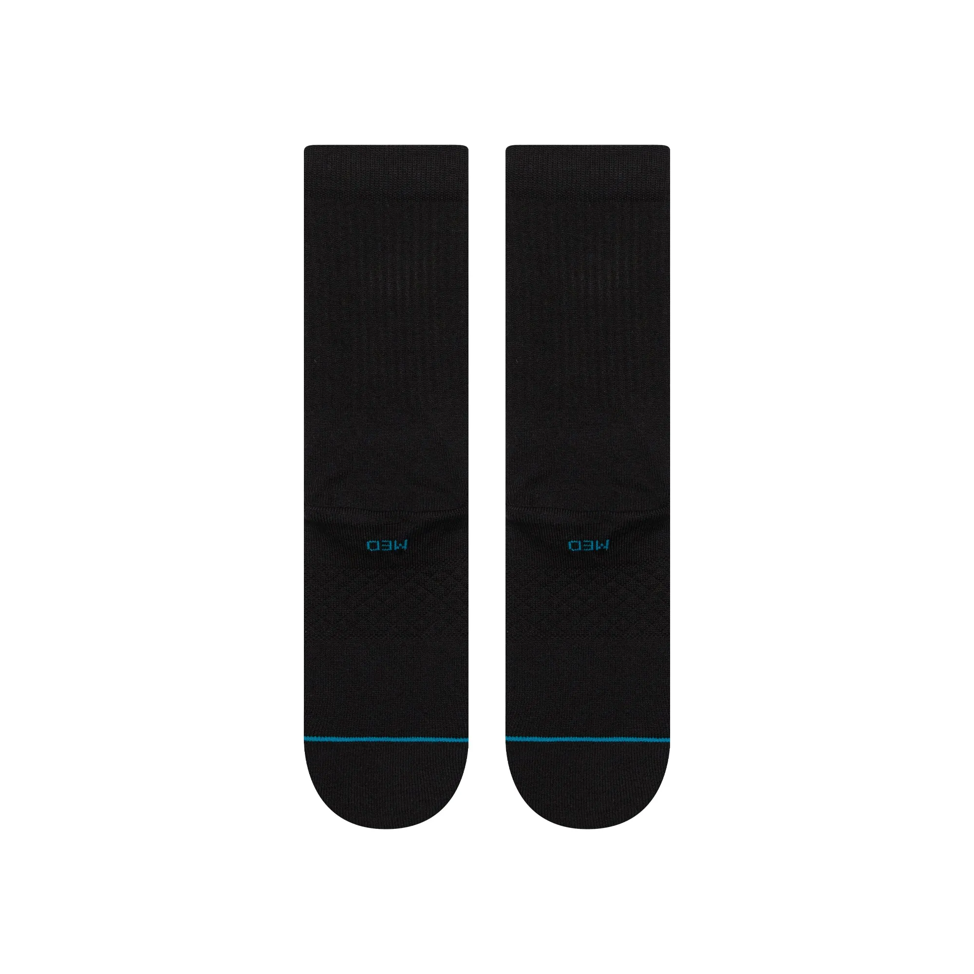 Stance Unisex Icon Crew Socks Black White