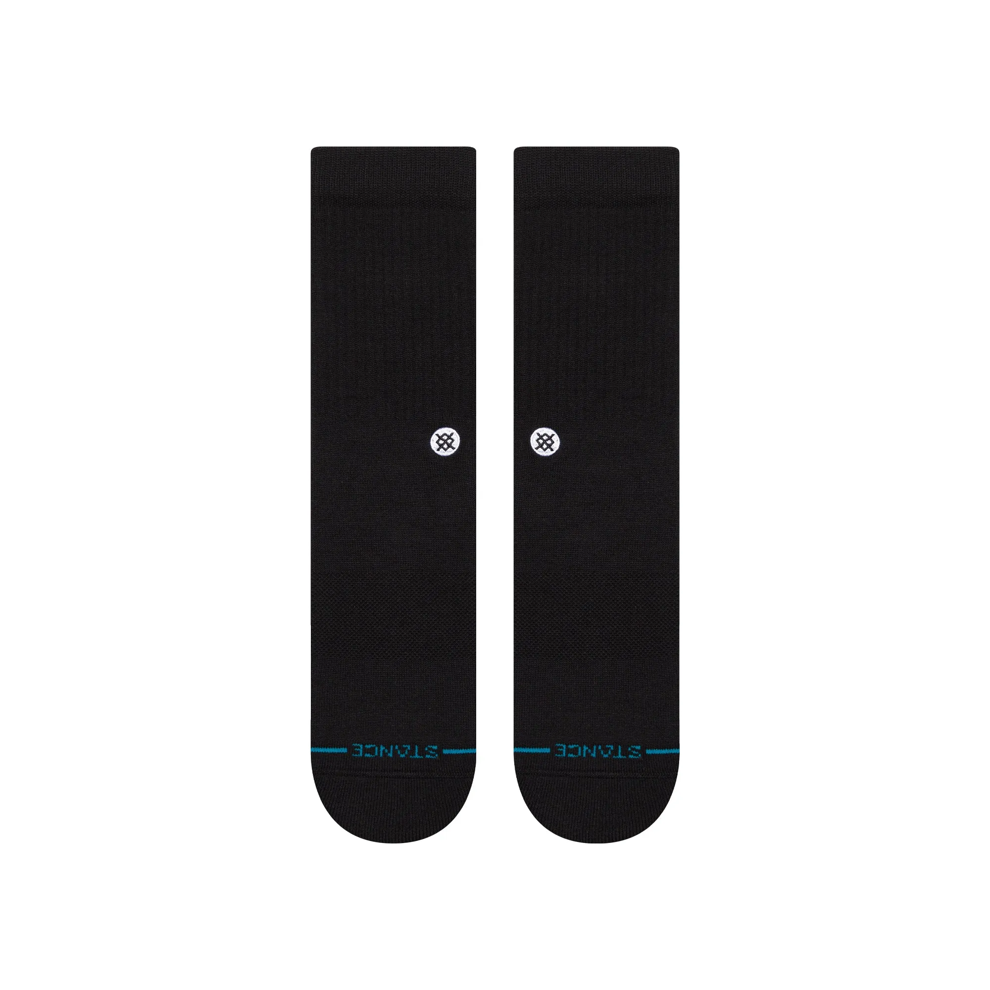 Stance Unisex Icon Crew Socks Black White