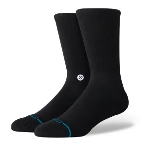 Stance Unisex Icon Crew Socks Black White
