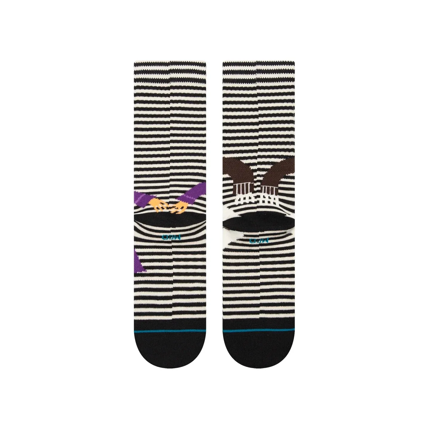 STANCE Willy Wonka By Jay Howell x Stance Oompa Loompa Crew Socks Blackwhite