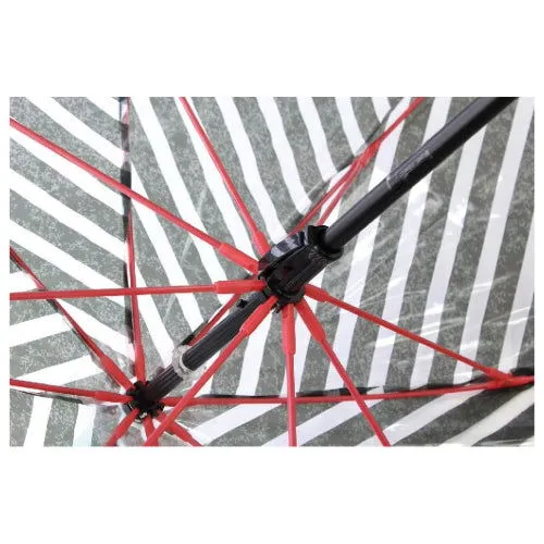Stripe: Clear Dome Umbrella - Time Concept. Inc.