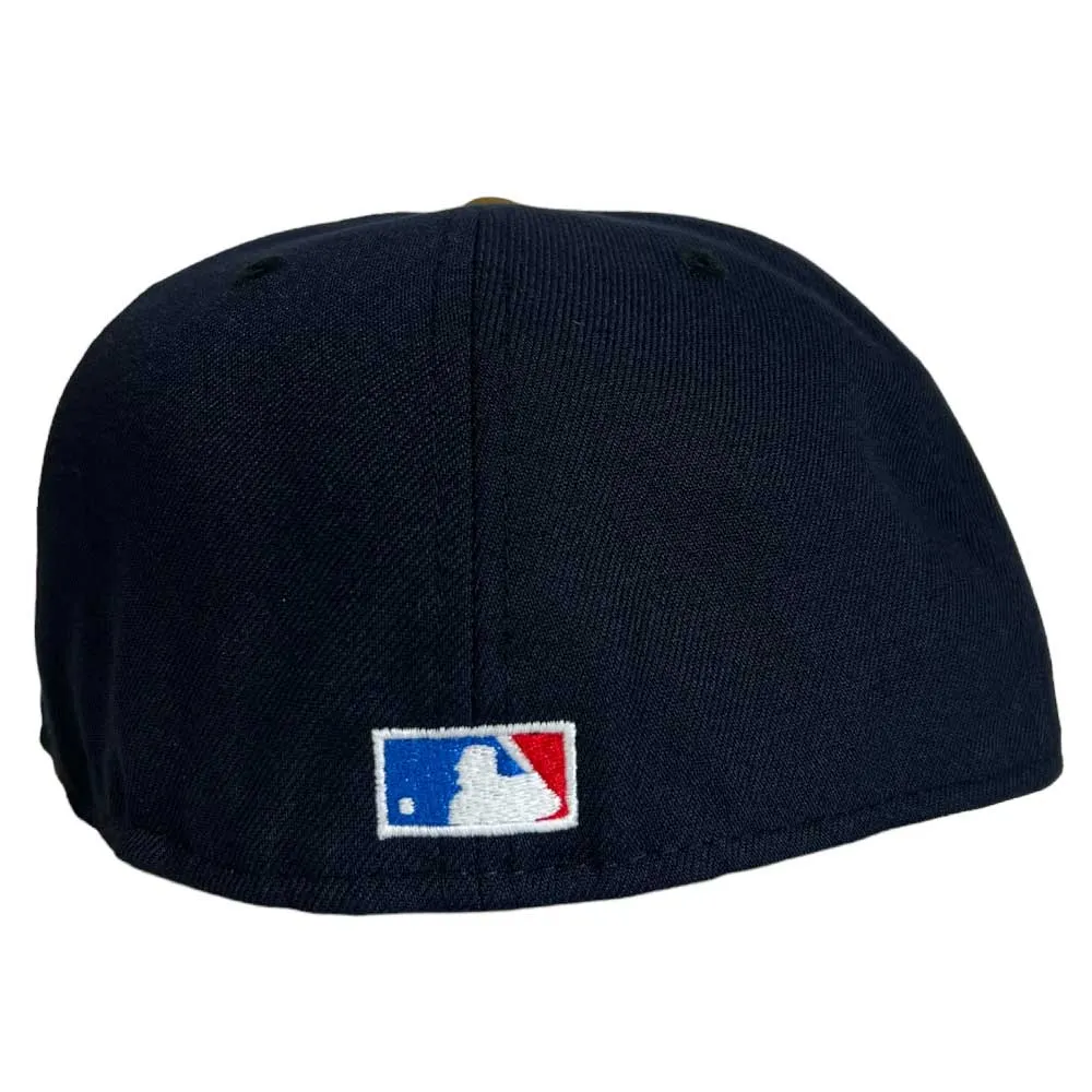 Stros Glow Houston Astros New Era Hat 5950 Fitted Navy Gold