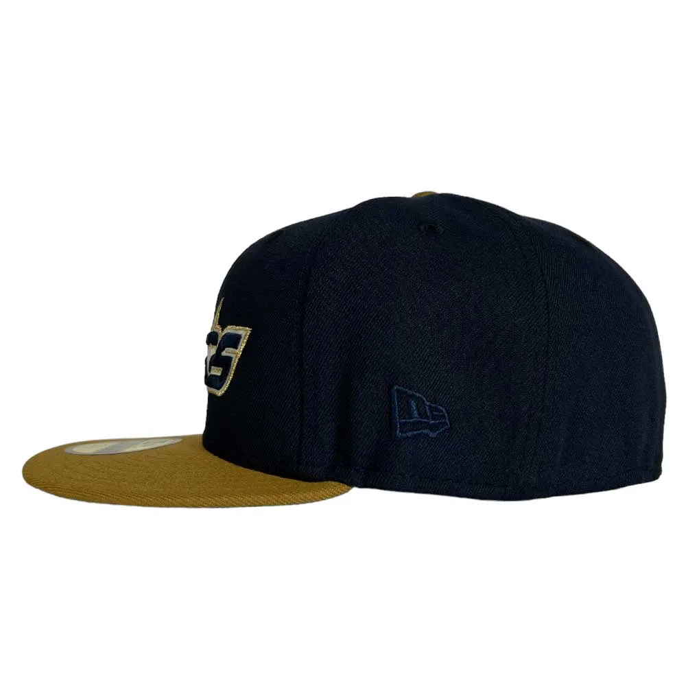 Stros Glow Houston Astros New Era Hat 5950 Fitted Navy Gold