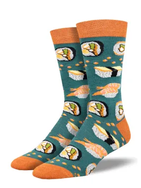 Sushi Come, Sushi Go Men's Bamboo Socks