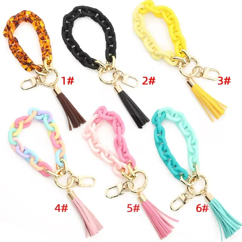 Sweet Chain Tassel Charm (6 Colors)
