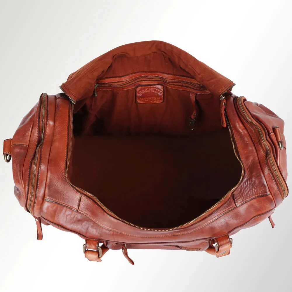 The Heritage Italian Leather Weekender Duffel Bag