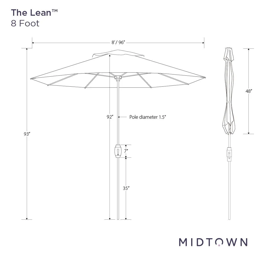 The Lean™ - Sunbrella Canvas Haze