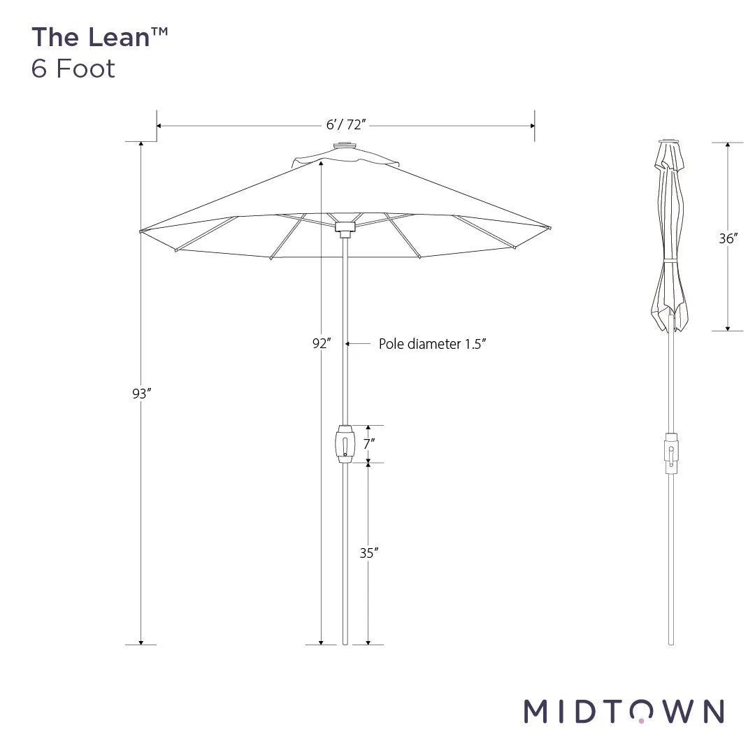 The Lean™ - Sunbrella Canvas Haze