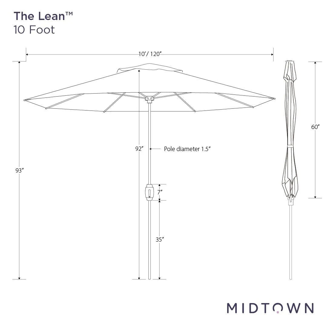 The Lean™ - Sunbrella Cast Shale