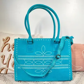The Marilyn Suede Leather Tote Bag