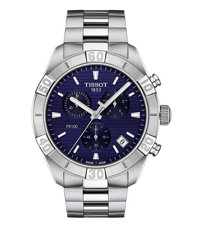 Tissot 1853 Chronograph Blue Dial New Stylish Branded Men's Watch For Man jacket T1016171104100