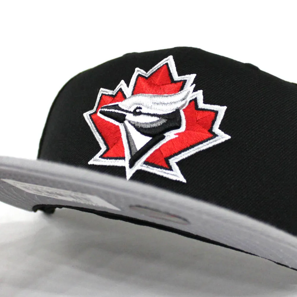 Toronto Blue Jays New Era 59FIFTY Fitted Hat (Black Gray Red Gray Under Brim)