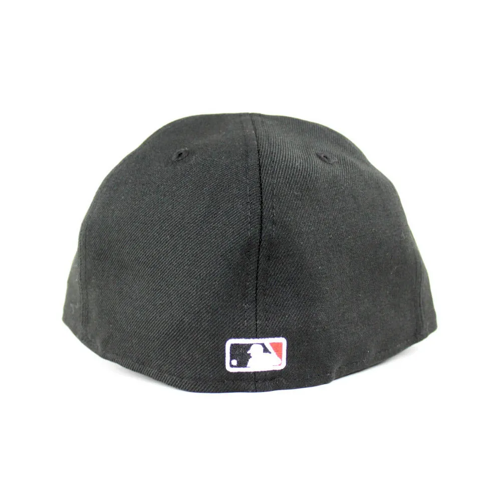 Toronto Blue Jays New Era 59FIFTY Fitted Hat (Black Gray Red Gray Under Brim)