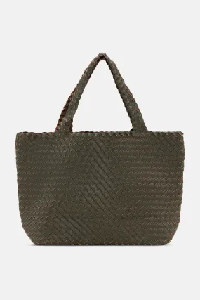 Tote Bag Dark Army Olive Leaf