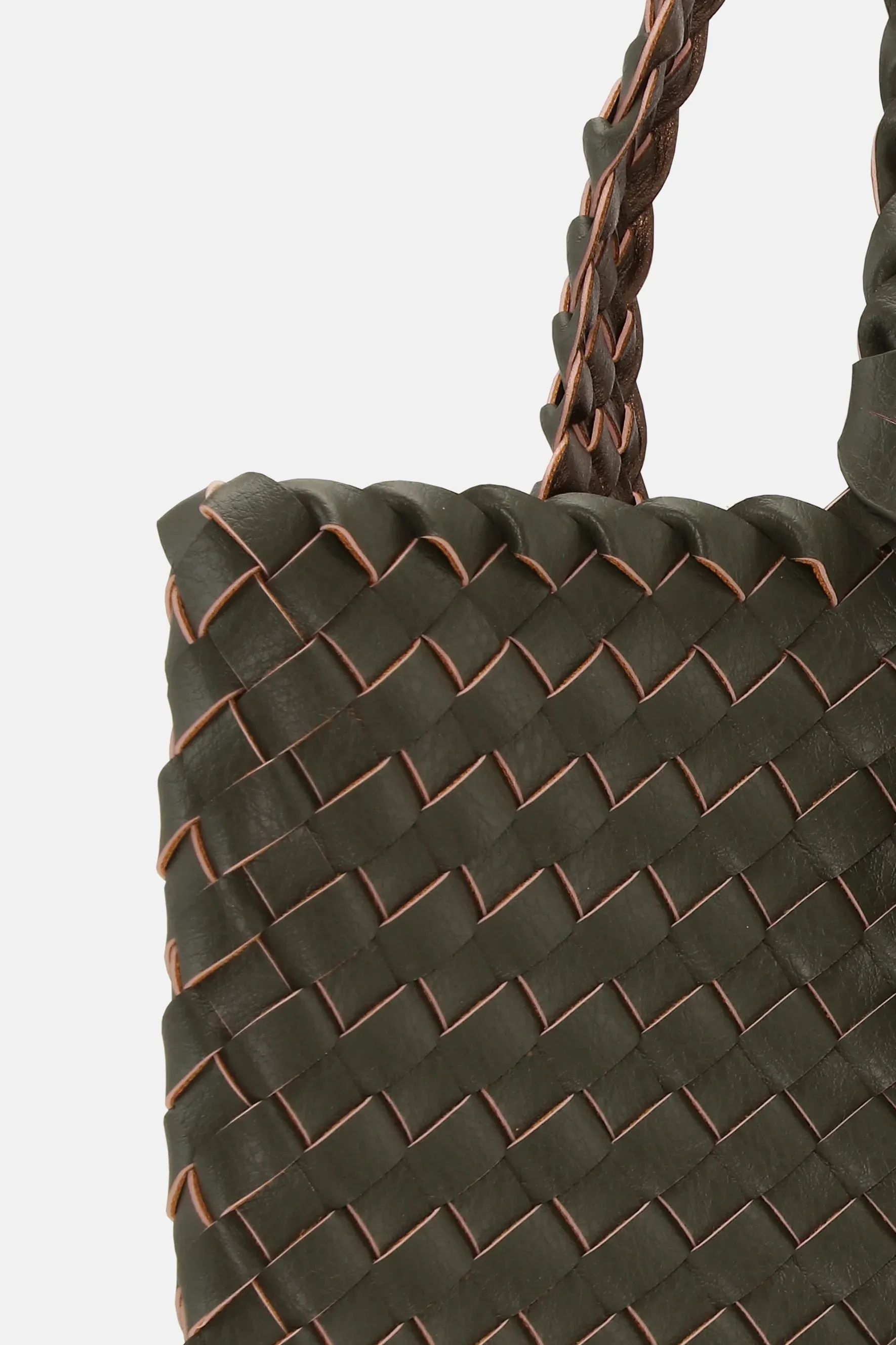 Tote Bag Dark Army Olive Leaf