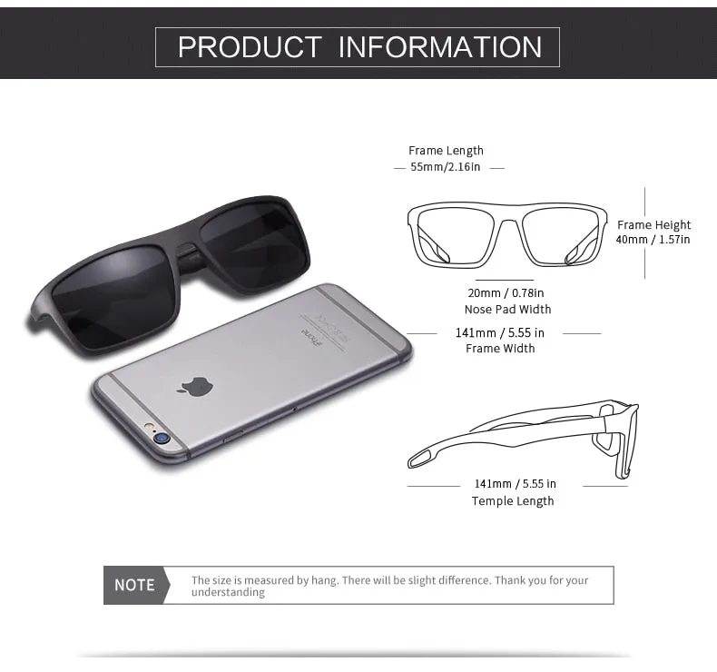 Ultralight TR90 Polarized Sunglasses Men Driver Shades Male Vintage Sun Glasses