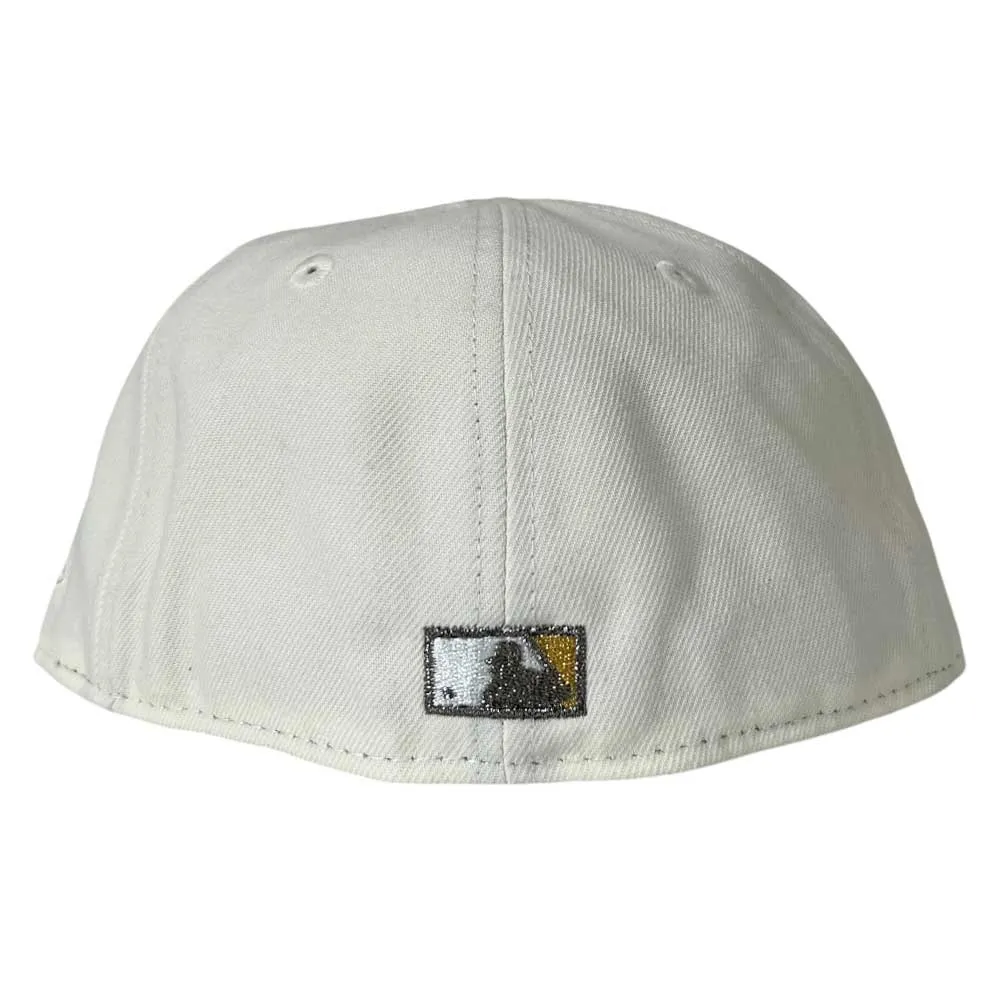 White Black Circle Star Houston Astros New Era Hat 5950 Fitted designed by Whatafitted