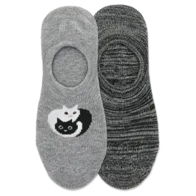 Women's Ying Yang Cat Liner Sock - 2 Pack