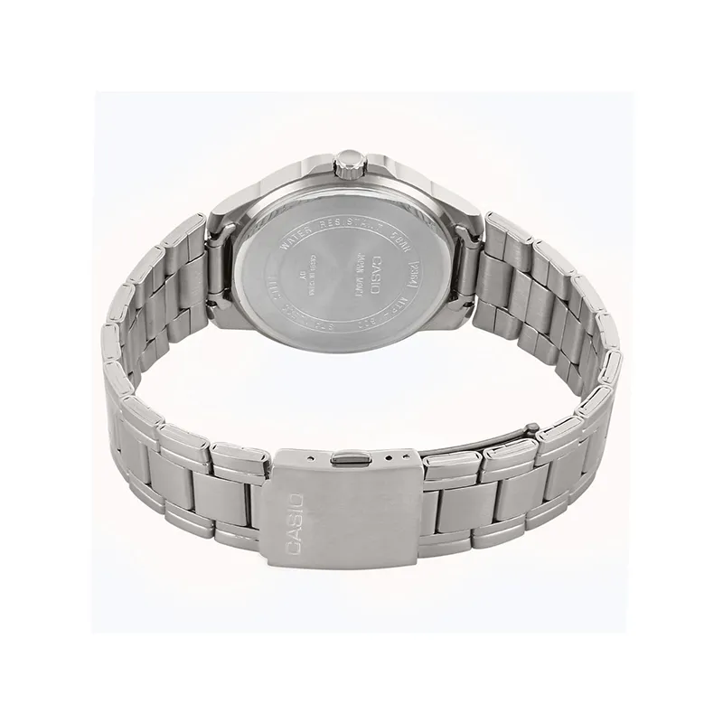WW0086 Casio Enticer Multifunction Stainless Steel Chain Watch MTP-1300D-1AVDF