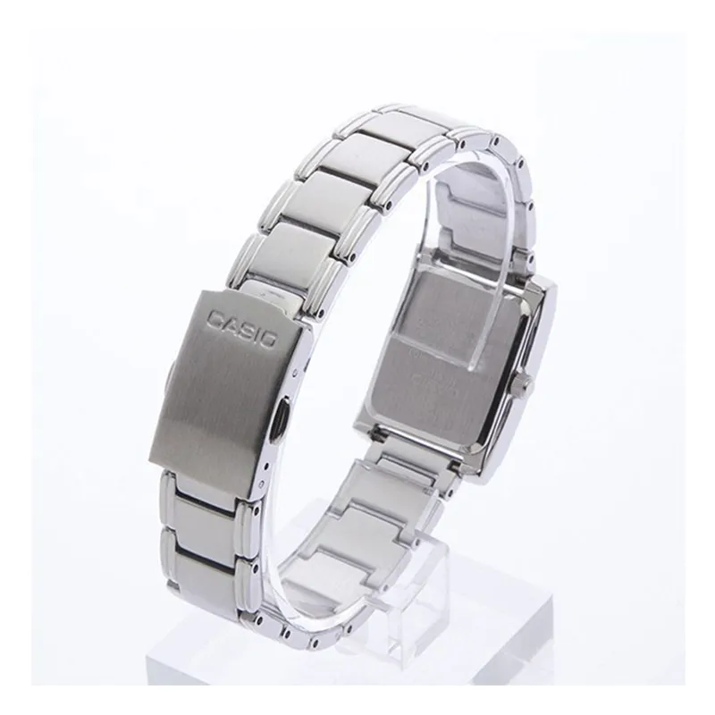 WW0296 Casio Beside Date Stainless Steel Ladies Chain Watch BEL-100D-1A2VDF