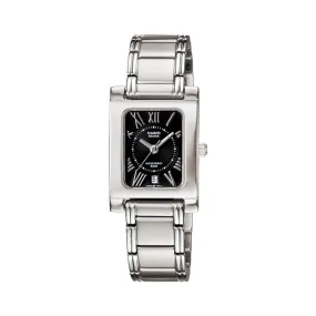 WW0296 Casio Beside Date Stainless Steel Ladies Chain Watch BEL-100D-1A2VDF