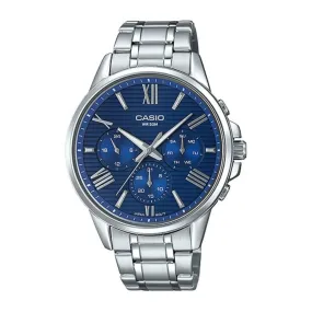 WW0354 Casio Enticer Multifunction Stainless Steel Chain Watch MTP-EX300D-2AVDF