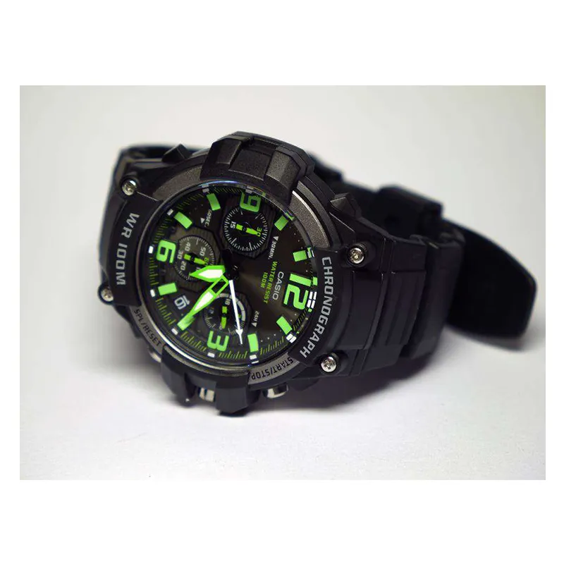 WW0529 Casio Youth Chronograph Sports Resin Belt Watch MCW-100H-3AVDF