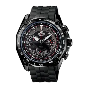 WW0656 Casio Edifice Chronograph Resin Belt Watch EF-550PB-1AVUDF