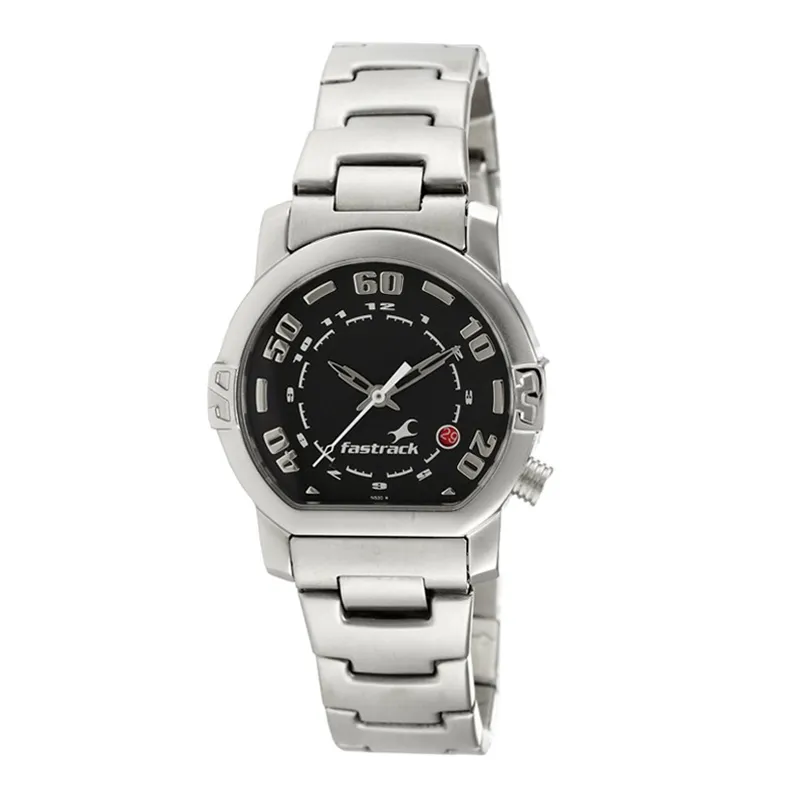 WW0709 Fastrack Stainless Steel Date Chain Watch 1161SM02