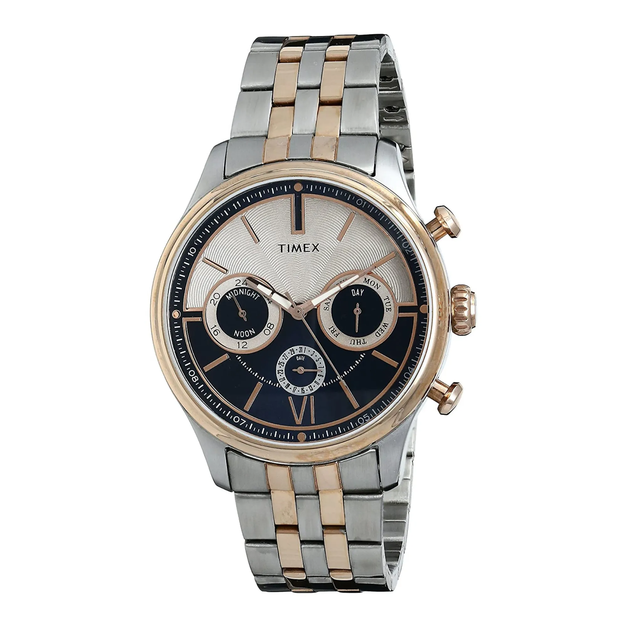 WW0738 Timex Multifunction Stainless Steel Chain Watch TWEG15903