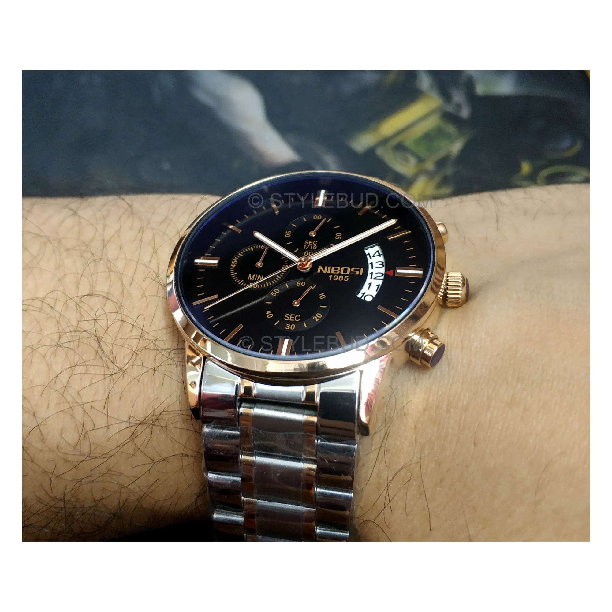 WW0745 Nibosi Chronograph Date Chain Watch NI2309