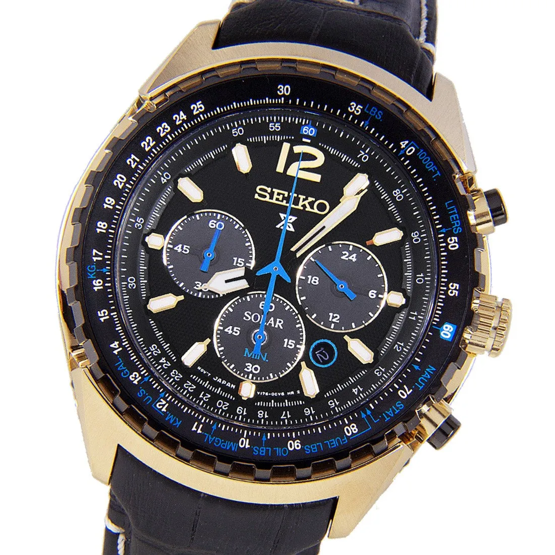 WW0870 Seiko Prospex Solar Chronograph Leather SSC264P1
