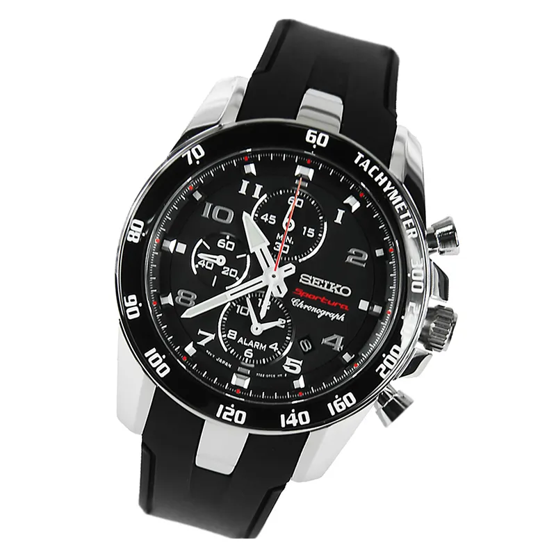 WW0968 Seiko Sportura Alarm Chronograph Belt Watch SNAE87P1
